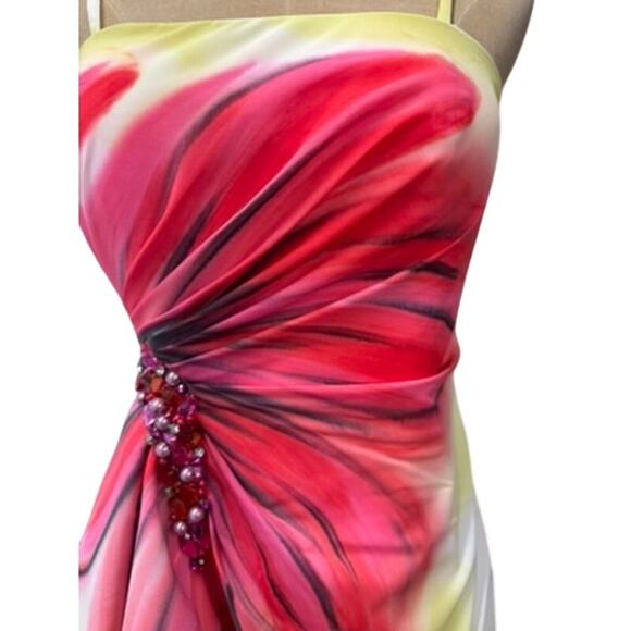 "Cartise"‎ Spagetti Strap Floral Summer Dress SZ 8 Fairycore Tea Party Wedding - Picture 2 of 15